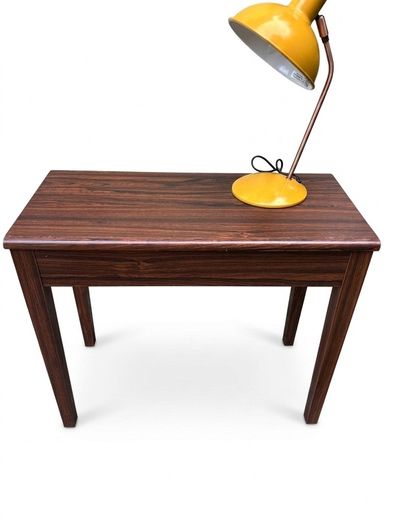 Vintage Retro Mid Century Rosewood Side Table with Storage