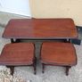 Vintage Mahogany Nest of Tables Image 4