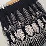 ZARA black and white layered mini skirt Sz XL (Fit 12-14UK) Rrp 59.99 (New) Image 2