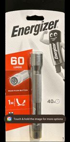New sealed Energizer metal torch