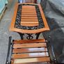 Cast iron table and chairs Image 3