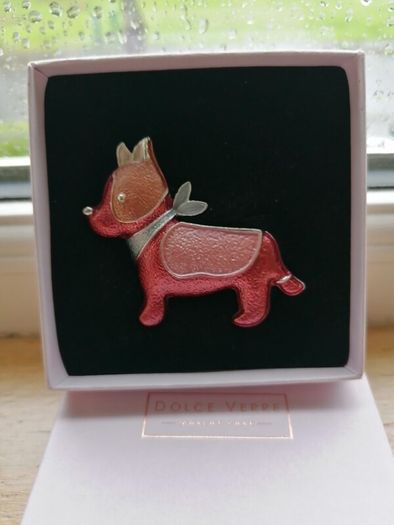 Jewellery Dog Brooch NEW