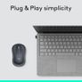 M185 Wireless Mouse, 2.4GHz with USB Mini Receiver, 12-Month Battery Life, 1000 DPI Optical Tracking, Ambidextrous, Compatible with PC, Mac, Laptop Image 8