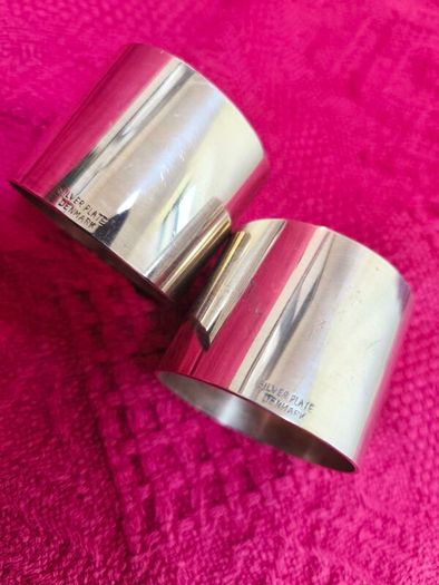 Silver plated napkin