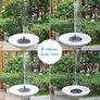 Solar Fountain for Bird Bath, Solar Powered Fountain Pump 1.5W Free Standing Floating Birdbath Water Pumps for Garden, Patio, Pond and Pool Image 5