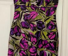 Hobbs Invitation Tulip Print Shift Dress - Size 10