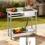 Stainless Steel Utility Sink Free Standing Image 6