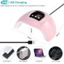 UV LED Nail Lamp,54W Nail Dryer for Gel Polish Auto Sensor LED Nail Dryer Lamp with 3 Timer Setting for Manicure/Pedicure, Home and Salon Image 6