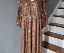 CurveWow copper sequin dress, Size 20, BNWT