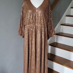 CurveWow copper sequin dress, Size 20, BNWT