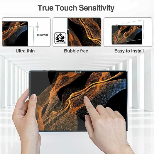 For Samsung Galaxy Tab S8 Ultra Tempered Glass Screen Protector Saver X900 X906 New - FHT36SMTG