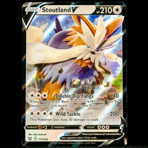 Stoutland V 117/163 Double Ultra Rare Holo Battle Styles Pokemon Card