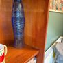 vintage wood highboard/bookcase Image 2