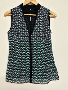Sleeveless Karen Millen blouse, size 10