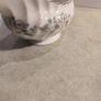 Vintage JB ironstone  Snow White gravy bowl Swirl Edge, Platinum Trim . Image 4