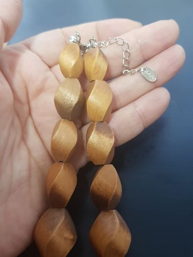 Modern Wooden Necklace
