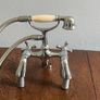 Traditional Chrome Bath Shower Mixer Tap & Telephone Handset Image 7