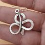 Antique Style Brass Snake Dangle Earrings Image 5
