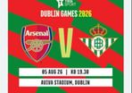 Arsenal v Real Betis Aviva 5th Aug