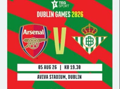 Arsenal v Real Betis Aviva 5th Aug