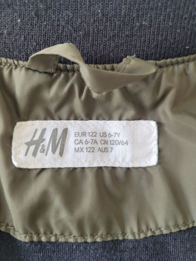 H&M Girl's light jacket, size: 6-7 years