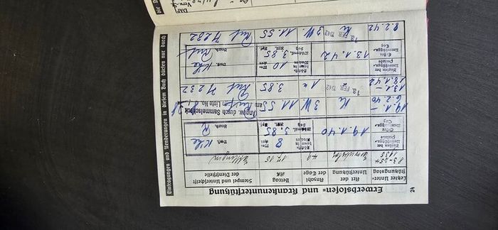 WW2 German Labour Front (DAF) Membership Book