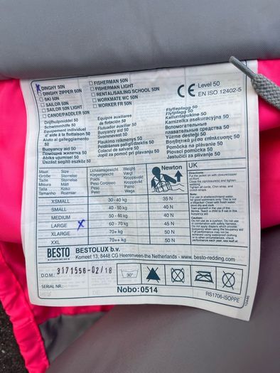 Life Jacket adult L size