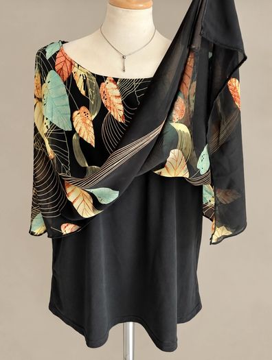 2XL Flowy Layered Top Never Worn