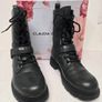 Claudia Ghizzani Dark Green Combat Boots - Eu41 Uk7.5 Image 2