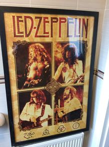 Led Zeppelin Framed Poster.