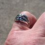 Vintage Sterling Silver Marcasite Rings Image 2