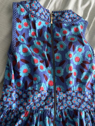 Kate Spade Mixed Blossom Fit & Flare Dress