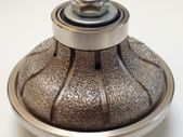 Diamond Profile Wheels for granite, marble edge profiling. OGEE 30mm, 25mm, 20mm
