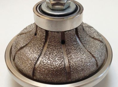 Diamond Profile Wheels for granite, marble edge profiling. OGEE 30mm, 25mm, 20mm