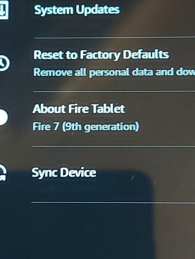 Amazon Fire 7 (9th Generation), 16GB, in excellent condition