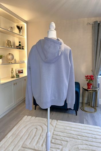 Ladies Grey Zip through Hoodie Size UK Large 14 / EU 42