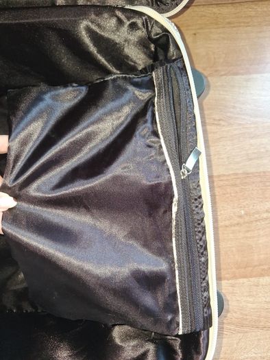 Brown 3 Piece Snake Skin Luggage Set