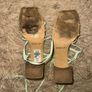 Mint heeled sandals Image 5