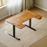 Electric Standing Desk, 120cm U Shaped Height Adjustable Desk with 3 Memory Smart Panels Image 8