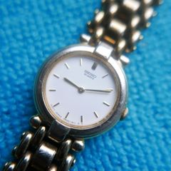 SEIKO Ladies Watch 4N00-371 WP Gold Tone Quartz Analog Ladies Watch
