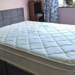 Double Bed, Headboard and Mattress
