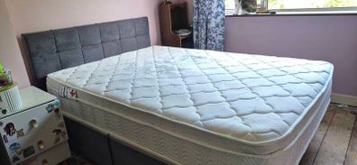 Double Bed, Headboard and Mattress