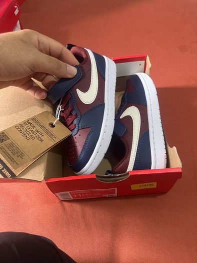 Nike Court Borough Low Boys Toddler in Burgundy