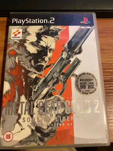Metal Gear Solid Sons Of Liberty Playstation PS2 - English PAL