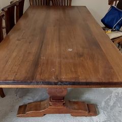 Dining table and chairs