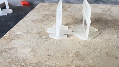 Complete Professional tiling system clips, wedges, pliers, see text for details pls