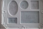 New white multi frame photos holds 5 photos