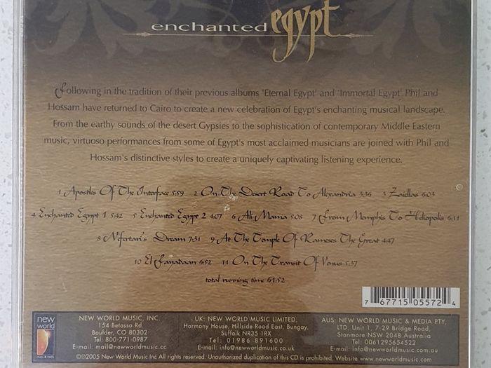 Phil Thornton - Enchanted Egypt - CD