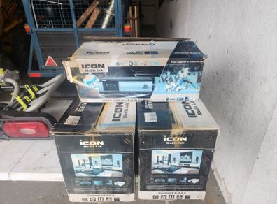 speakers and control unit