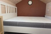 Ikea Hemnes Double bed &amp; mattress